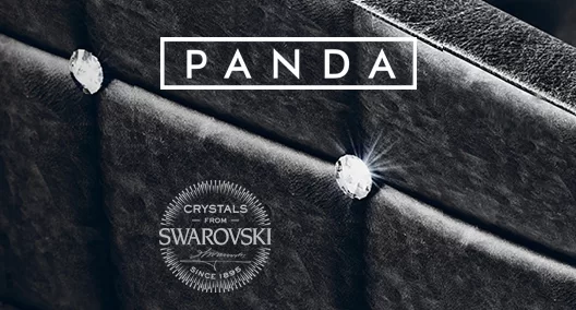 PANDA stawia na meble ozdobione oryginalnymi kryształami Swarovski z certyfikatem autentyczności.