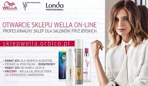 W ofercie sklepu znajduje się szeroki asortyment ponad 700 profesjonalnych produktów fryzjerskich Domu Wella.