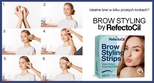 Z paskami RefectoCil Brow Styling można osiągnąć w dwie minuty doskonale ukształtowane brwi.