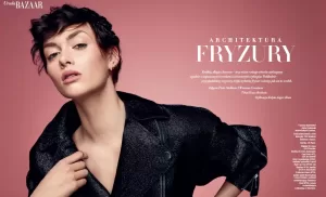 fryzura Rafał Potomski_Harper's Bazaar