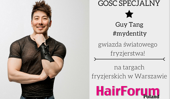 Guy Tang (#mydentity) po raz pierwszy w Polsce, po raz pierwszy na targach Hair Forum Poland w Warszawie.