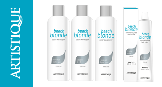 Beach Blonde 5 Min. Color stosuje się w połączeniu z Beach Blonde Lotion w celu szybkiej koloryzacji rozjaśnionych włosów.