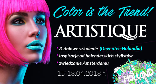 Szkolenie „Color is the trend” odbędzie się w dn. 15-18.04.2018 r. w Deventer (Holandia).