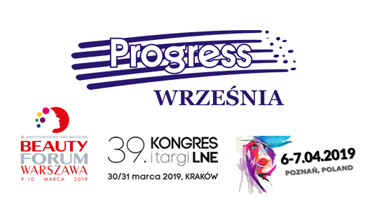 Progress września zaprasza do odwiedzenia swoich stoisk podczas wiosennych edycji targów kosmetycznych oraz fryzjerskich.