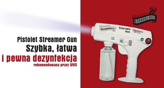 Takiej dezynfekcji jeszcze nie było – pistolet Streamer Gun.